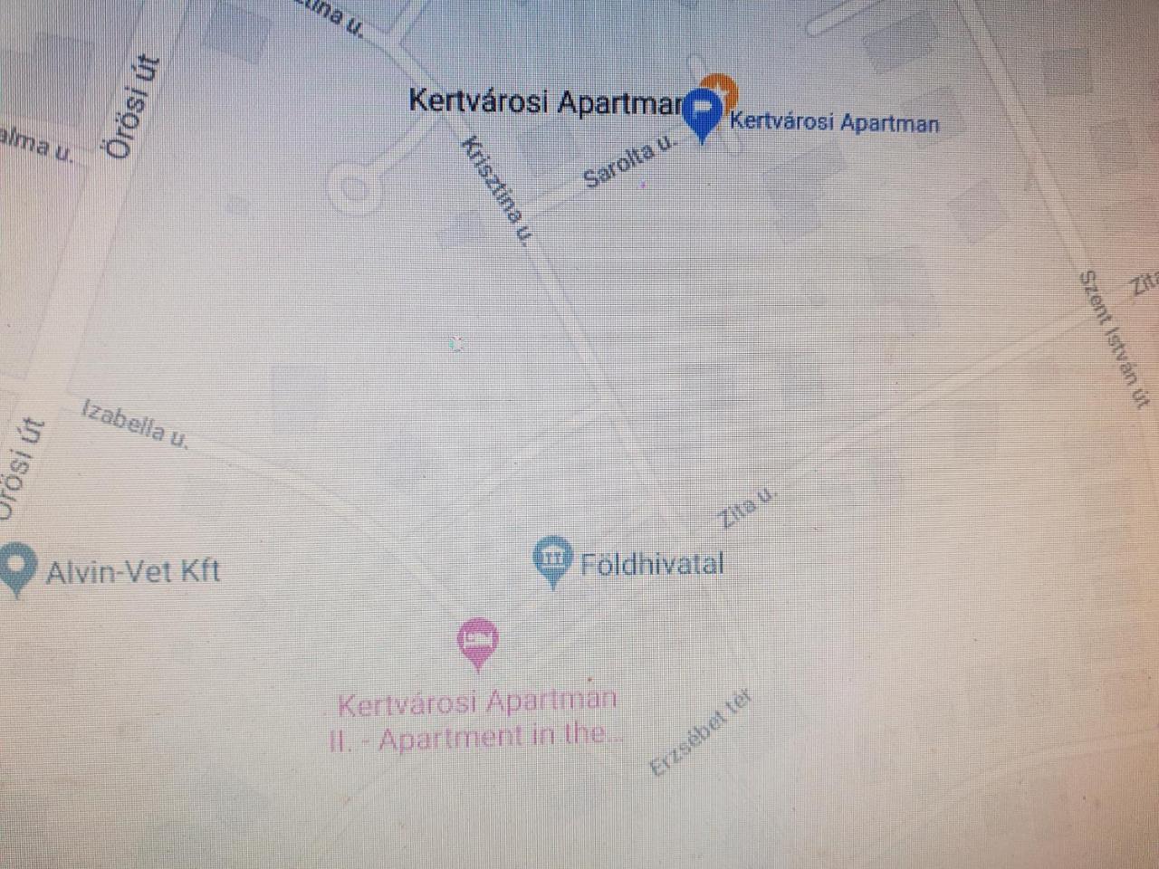 Kertvarosi Apartman II 티자우이바로스 외부 사진